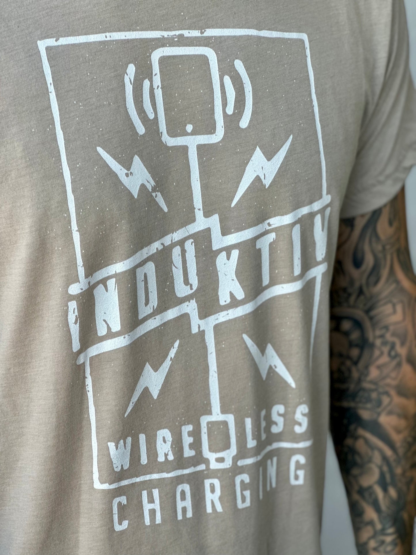 Induktiv zap logo Short sleeve t-shirt