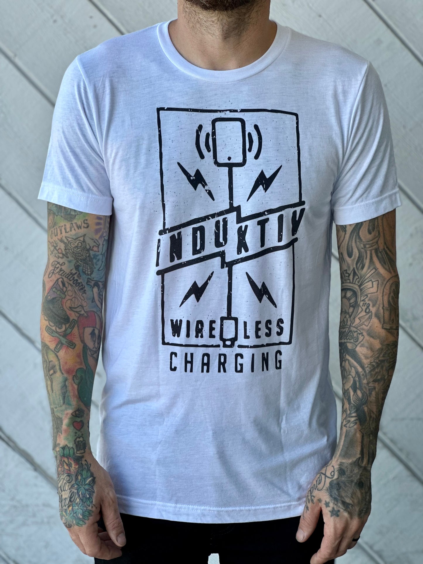 Induktiv zap logo Short sleeve t-shirt