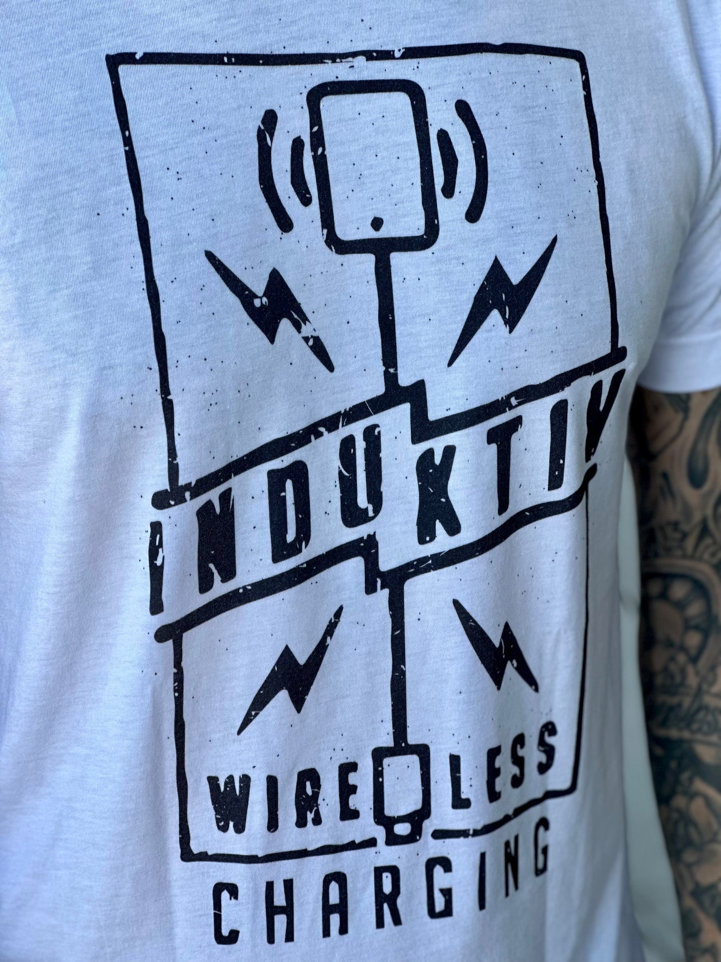 Induktiv zap logo Short sleeve t-shirt