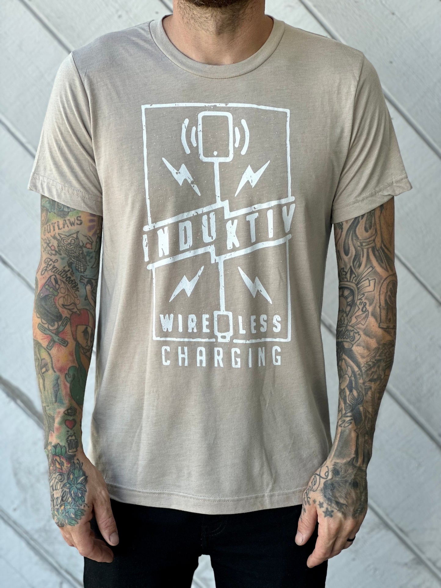 Induktiv zap logo Short sleeve t-shirt