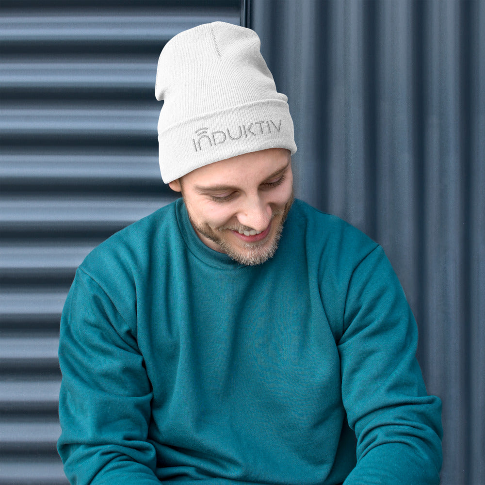 "INDUKTIV" Logo Embroidered Beanie