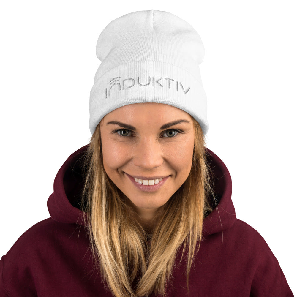 "INDUKTIV" Logo Embroidered Beanie