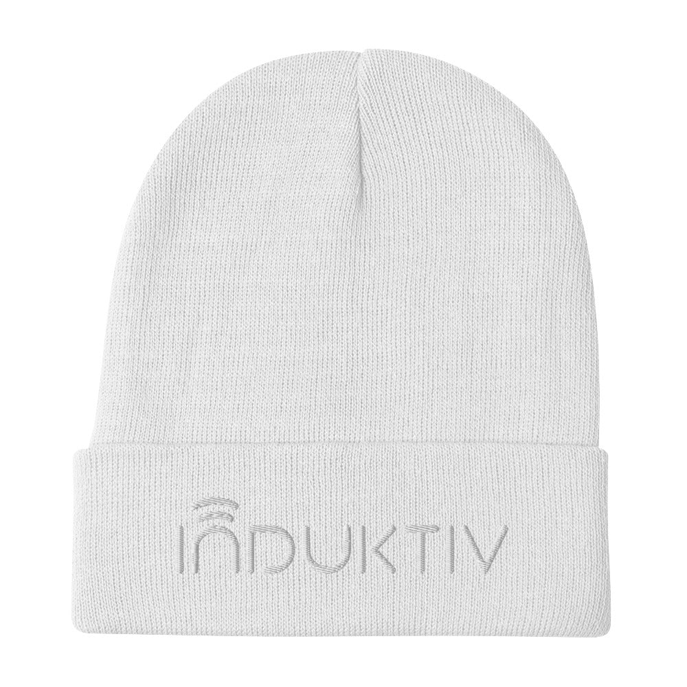 "INDUKTIV" Logo Embroidered Beanie