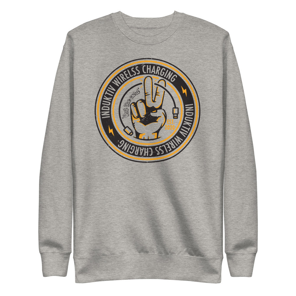 Induktiv cut the cord logo Unisex Fleece Pullover