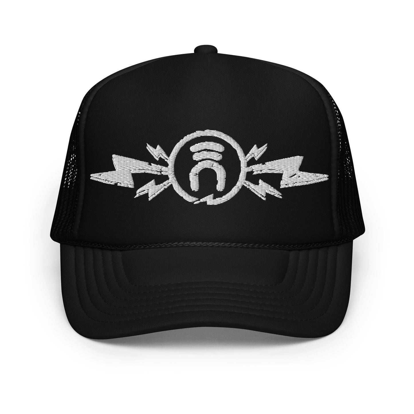 INDUKTIV lightning logo Foam trucker hat