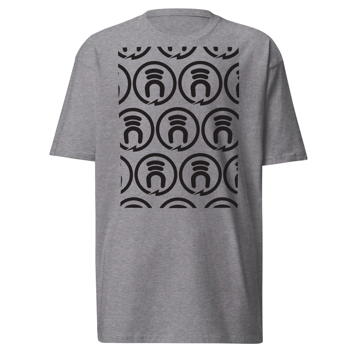 induktiv Circle Logo (repeated) premium heavyweight tee SHIPPING INCLUDED IN PRICING