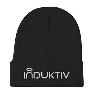 "INDUKTIV" Logo Embroidered Beanie
