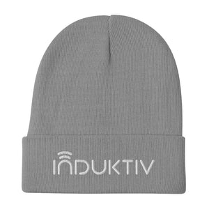"INDUKTIV" Logo Embroidered Beanie