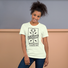 Afbeelding in Gallery-weergave laden, Women’s zap logo Short-Sleeve Unisex T-Shirt